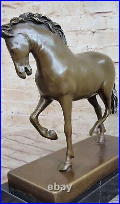 100% BRONZE Chinese Horse Tang Dynasty Sculpture Statue Replica Hand Made Sale
