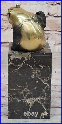 100% Bronze Sculpture The Panda Hand Made by Miguel Lopez Known as Milo