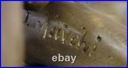 100% Genuine Bronze Sculpture Hand Made Nude Naked Pair Hot Cast Figurine Deal