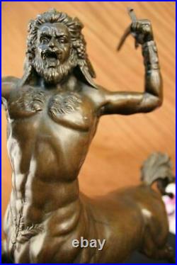 100% Solid Bronze Greek Mythology Centaur Sculpture Statue Made by Lost Wax Art