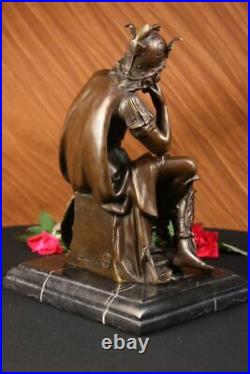 100% Solid Bronze Statue Roman Soldier Warrior Sculpture Hand Made Figurine Sale