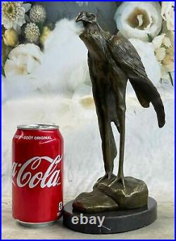 100% Solid Bronze Wildlife Artwork Classic Bird Statue Gift Hand Made Figure NR