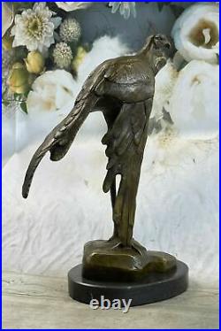 100% Solid Bronze Wildlife Artwork Classic Bird Statue Gift Hand Made Figure NR