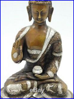 10 hand made copper blessing Buddha Bronze Statue-Buddha statue from Nepal