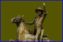 A fine bronze casting of The Desperado by Carl Kauba Hand Made sculpture Statue