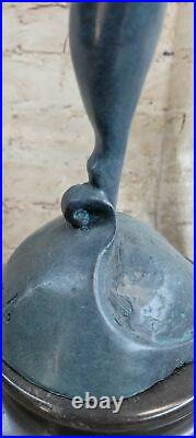 Abstract Woman Signed Milo Statue Figurine Bronze Sculpture Figure Hand Made NR