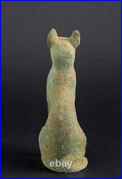 Ancient Egyptian statue of Bastet cat made of Bronze-Hand carved made in Egypt Ancient Egyptian statue of Bastet cat made of Bronze-Hand carved made in Egypt