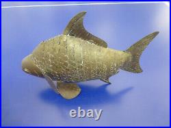 Antique Bronze Fish Statue 10 Detail HQ Made With Moving Body (Watch The Video)