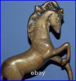 Antique Hand Made Bronze Horse Statuette