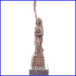 Antique signed statue of Liberty made of bronze by artist Auguste Bartholdi Antique signed statue of Liberty made of bronze by artist Auguste Bartholdi