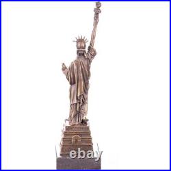 Antique signed statue of Liberty made of bronze by artist Auguste Bartholdi Antique signed statue of Liberty made of bronze by artist Auguste Bartholdi