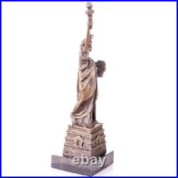 Antique signed statue of Liberty made of bronze by artist Auguste Bartholdi Antique signed statue of Liberty made of bronze by artist Auguste Bartholdi