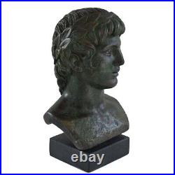 Apollo sculpture handmade plaster artifact bronze effect