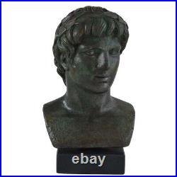 Apollo sculpture handmade plaster artifact bronze effect