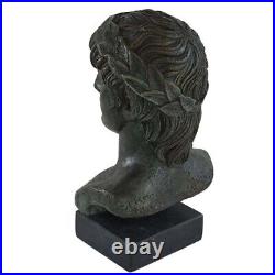 Apollo sculpture handmade plaster artifact bronze effect