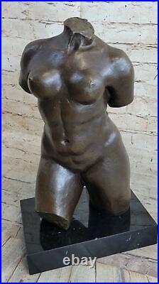 Aristide Maillol Nude Young Girl Hand Made Bronze Signed Sculpture Statue Sale