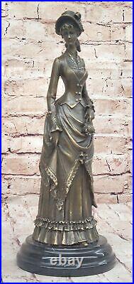 Art Deco Bronze Sculpture Victorian Style Hand Made Bronze Figurine Figure Sale Art Deco Bronze Sculpture Victorian Style Hand Made Bronze Figurine Figure Sale