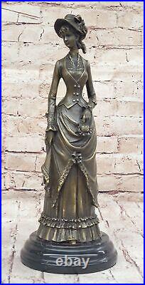 Art Deco Bronze Sculpture Victorian Style Hand Made Bronze Figurine Figure Sale Art Deco Bronze Sculpture Victorian Style Hand Made Bronze Figurine Figure Sale