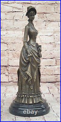 Art Deco Bronze Sculpture Victorian Style Hand Made Bronze Figurine Figure Sale Art Deco Bronze Sculpture Victorian Style Hand Made Bronze Figurine Figure Sale