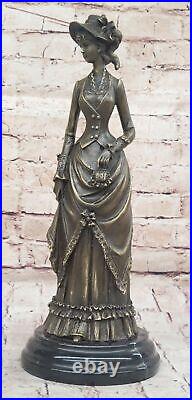 Art Deco Bronze Sculpture Victorian Style Hand Made Bronze Figurine Figure Sale Art Deco Bronze Sculpture Victorian Style Hand Made Bronze Figurine Figure Sale