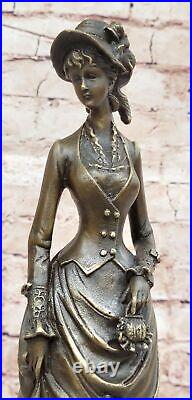 Art Deco Bronze Sculpture Victorian Style Hand Made Bronze Figurine Figure Sale Art Deco Bronze Sculpture Victorian Style Hand Made Bronze Figurine Figure Sale