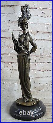 Art Deco Bronze Sculpture Victorian Style Hand Made Bronze Figurine Statue Art Deco Bronze Sculpture Victorian Style Hand Made Bronze Figurine Statue