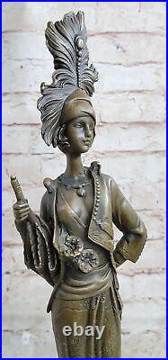 Art Deco Bronze Sculpture Victorian Style Hand Made Bronze Figurine Statue Art Deco Bronze Sculpture Victorian Style Hand Made Bronze Figurine Statue