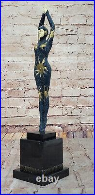 Art Deco Bronze Starfish Egyptian Dancer Figurine Hand Made Collectible Figure Art Deco Bronze Starfish Egyptian Dancer Figurine Hand Made Collectible Figure