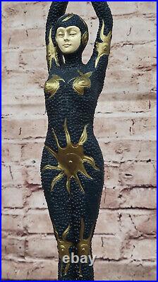 Art Deco Bronze Starfish Egyptian Dancer Figurine Hand Made Collectible Figure Art Deco Bronze Starfish Egyptian Dancer Figurine Hand Made Collectible Figure