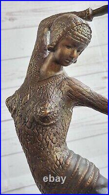 Art Deco Bronze after Chiparus Figurine Female Dancer Flapper Hand Made Figurine Art Deco Bronze after Chiparus Figurine Female Dancer Flapper Hand Made Figurine