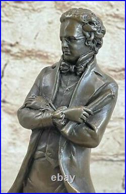 Art Deco European Made Thomas Jefferson Declaration of Independence Bronze Statu
