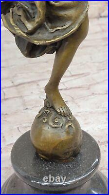 Art Deco Hand Made Nike Female Victory Angel Museum Quality Bronze Statue Gift