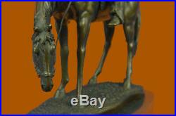 Art Deco Hot Cast Detailed Bronze Sculpture Cowboy with Rifle Hand Made Statue