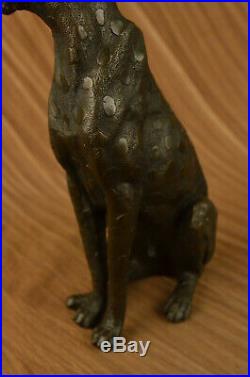 Art Sculpture Jaguar Panther Animal Bronze Statue Hand Made Statue Figurine Sale