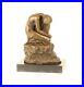 BRONZE_FIGURE_SCULPTURE_Knee_Woman_MARBLE_BASE_Dreaming_DECORATIVE_STATUE_EJA0476_01_azs