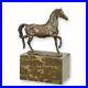 BRONZE_SCULPTURE_horse_MARBLE_BASE_decoration_STATUE_figure_HORSE_animal_EJA0905_1_01_uj