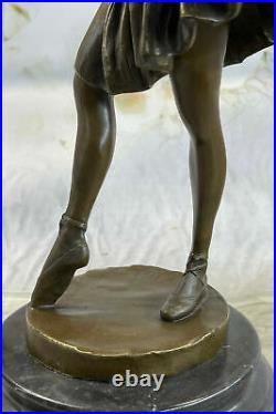 Ballet Dancer Art Sculpture Life Size Bronze Ballerina Figurine Statue Hand Made