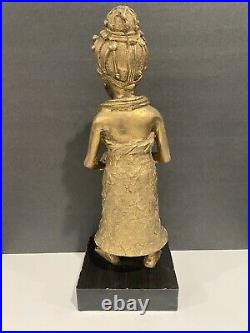 Benin Made Bronze Sculpture Of Chief Iyases Wife
