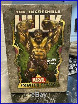 Bowen Incredible Hulk Statue Bronze very rare only 350 made nt sideshow or xm