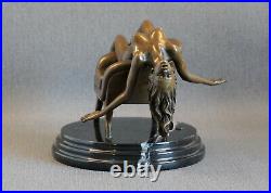 Bronze Figure Female Nude Mr. Marchi decorative statue nude erotic art