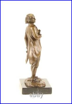 Bronze Figure Sculpture Statue Frederic CHOPIN Marble Base Decoration Classic JMA234.2