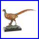 Bronze_Figure_Statue_Sculpture_Pheasant_Animal_Bird_Marble_Base_Decor_18x31x9_JMA230_01_ufj