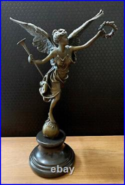 Bronze Figure Victory Angel Victory Goddess Victoria Antique Style Bronze Statue New Decor