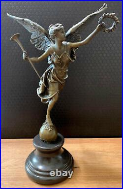 Bronze Figure Victory Angel Victory Goddess Victoria Antique Style Bronze Statue New Decor
