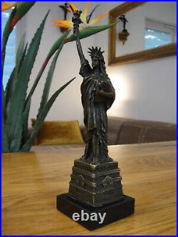 Bronze Marble Statue Liberty Goddess Statue of Liberty Antique Noble Figure Sculpture