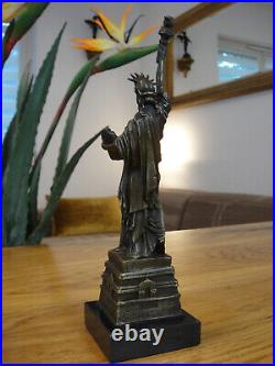 Bronze Marble Statue Liberty Goddess Statue of Liberty Antique Noble Figure Sculpture