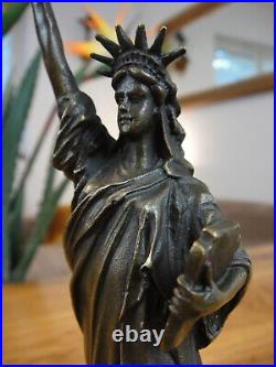 Bronze Marble Statue Liberty Goddess Statue of Liberty Antique Noble Figure Sculpture