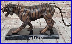 Bronze Metal Statue Royal Bengal Tiger India Gift Sculpture Hand Made Home Deal Bronze Metal Statue Royal Bengal Tiger India Gift Sculpture Hand Made Home Deal