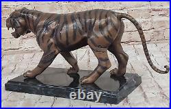 Bronze Metal Statue Royal Bengal Tiger India Gift Sculpture Hand Made Home Deal Bronze Metal Statue Royal Bengal Tiger India Gift Sculpture Hand Made Home Deal