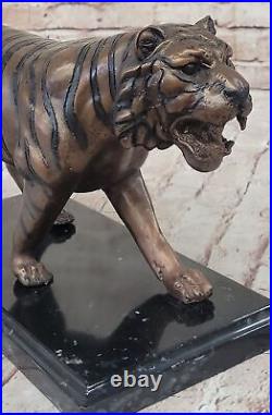 Bronze Metal Statue Royal Bengal Tiger India Gift Sculpture Hand Made Home Deal Bronze Metal Statue Royal Bengal Tiger India Gift Sculpture Hand Made Home Deal